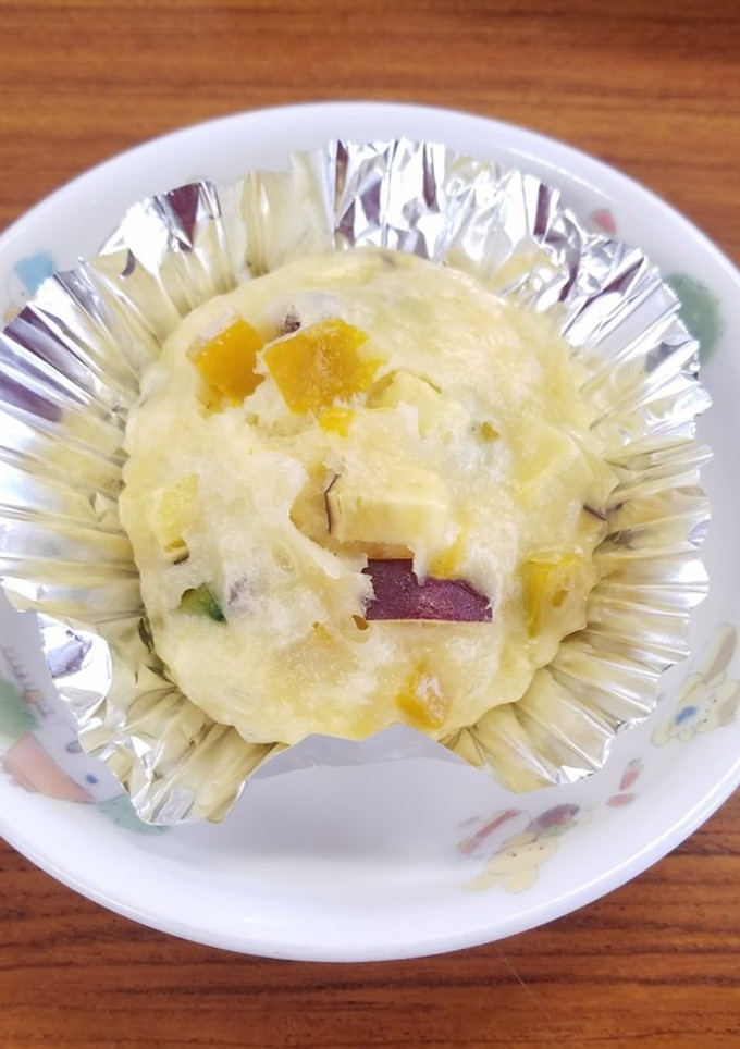 さつまいもとかぼちゃの蒸しパン-レシピのメイン写真