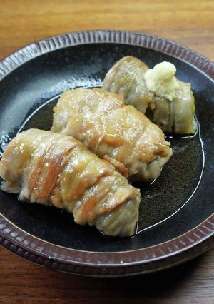 まるごと肉巻きピーマンの煮びたし-レシピのメイン写真