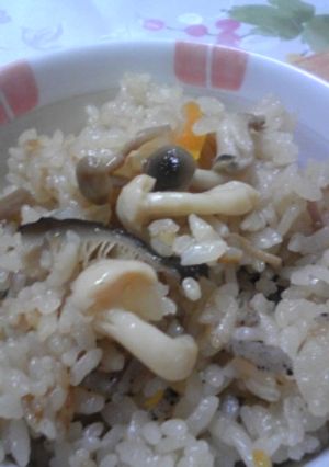 きのこの炊き込みご飯-レシピのメイン写真