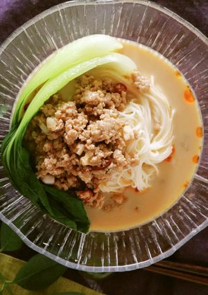 夏のランチにぴったり！豆乳坦々素麺-レシピのメイン写真