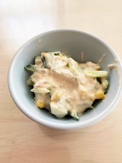 オクラとツナとキュウリのサラダ-レシピのメイン写真