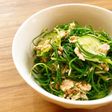 電子レンジレシピ♪芽ひじきとツナのサラダ