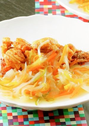 連子鯛のカレー風あげあんかけ-レシピのメイン写真
