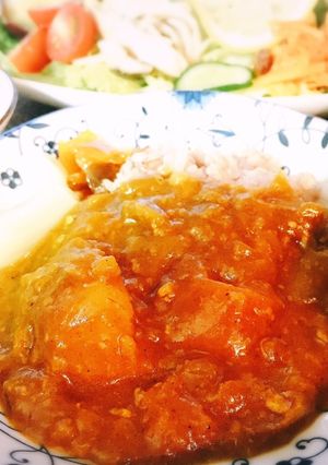 米粉ルー手作りカレー（小麦粉でも ）-レシピのメイン写真