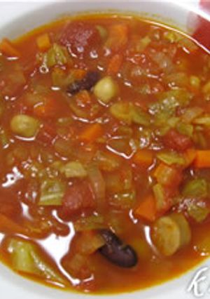 ザクザク具だくさん★食べるトマトスープ-レシピのメイン写真
