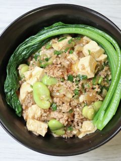 そらまめ旨辛麻婆丼【JA福井県】-レシピのメイン写真