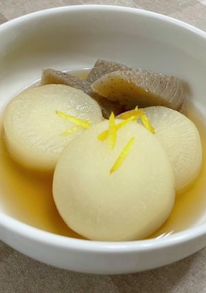 ☆うどん屋が教える、美味しい大根の炊き方-レシピのメイン写真