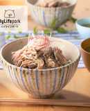 アレンジ♪プルドポークと白髪ねぎピリ辛丼
