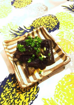 なすの揚げ煮(栗原はるみさんレシピ半量)-レシピのメイン写真