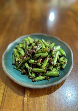 インゲンの豆板醤味噌炒め-レシピのメイン写真