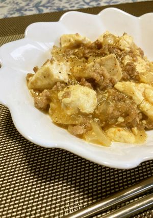 ハンバーグより手軽♡ハンバーグ味肉豆腐-レシピのメイン写真
