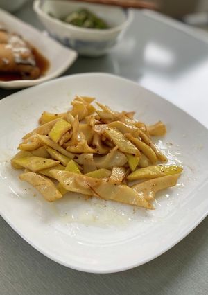 真竹のたけのこのバター醤油炒め-レシピのメイン写真