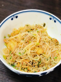 餃子の餡でおつまみ☆しらたキムチ-レシピのメイン写真