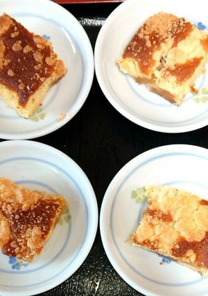 キャラメルりんごのクランブルバターケーキ-レシピのメイン写真