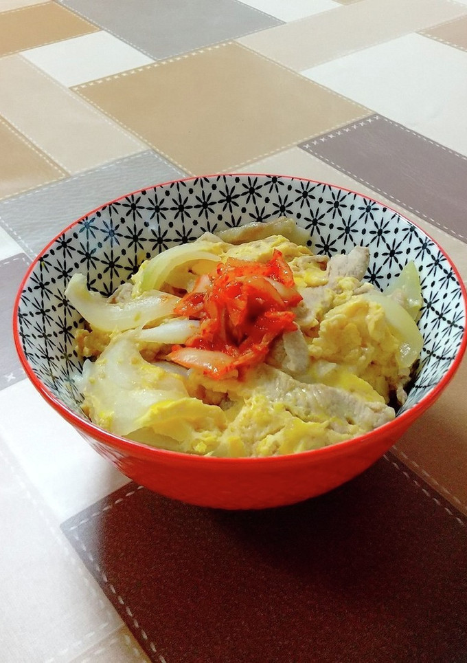 他人丼 キムチのせ-レシピのメイン写真