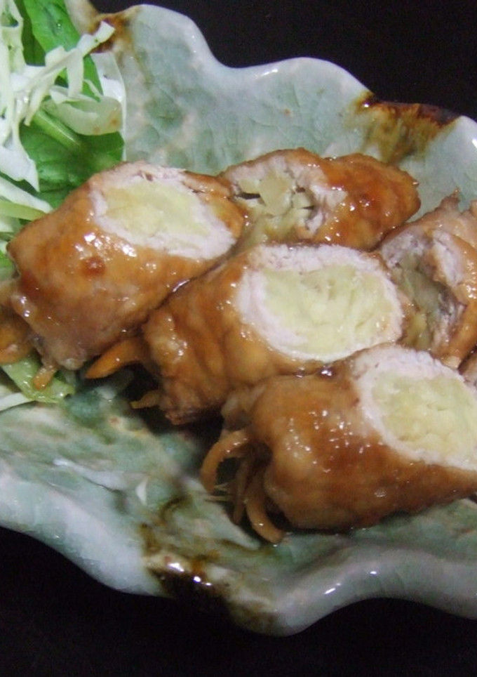 豚肉のしょうが焼き☆巻き巻き-レシピのメイン写真