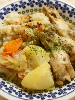 炊飯器でご飯とおかず♪炊き込みポトフご飯-レシピのメイン写真