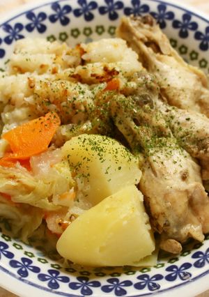 炊飯器でご飯とおかず♪炊き込みポトフご飯-レシピのメイン写真