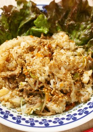 炊飯器ごはんとおかず♪炊き込みプルコギ飯-レシピのメイン写真