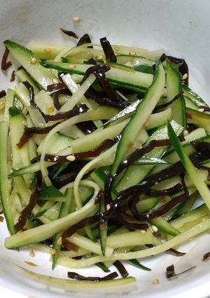 ごま香る！きゅうりと昆布の和え物-レシピのメイン写真