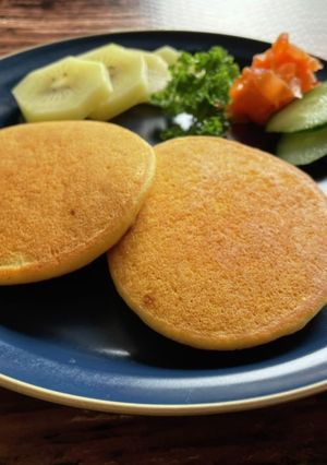 オートミールでグルテンフリーパンケーキ-レシピのメイン写真