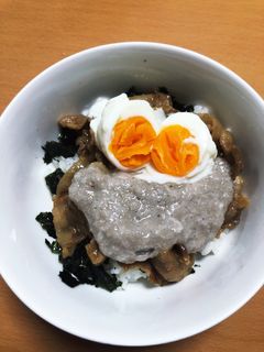 超簡単!豚ばらとろろ丼 作り置き-レシピのメイン写真