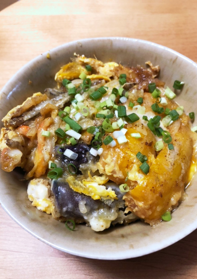 簡単！天ぷらの卵とじ丼-レシピのメイン写真