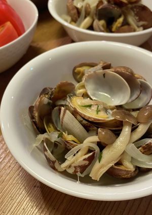 アサリバター白ワイン蒸し-レシピのメイン写真