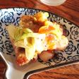 豚バラ巻きのネギ胡麻ドレッシングがけ