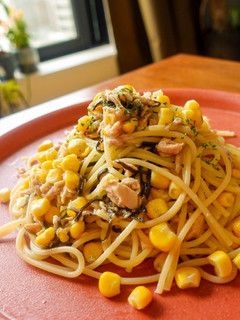 【簡単混ぜるだけ】ツナコーン塩昆布パスタ-レシピのメイン写真