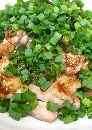 簡単☆たっぷり小ネギの鶏わさび-レシピのメイン写真
