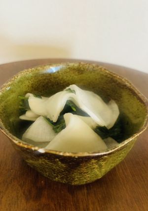 簡単!大根とパクチーの浅漬け-レシピのメイン写真