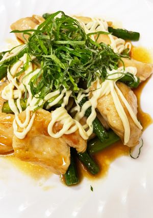 鶏むね肉のマヨ照り焼き-レシピのメイン写真