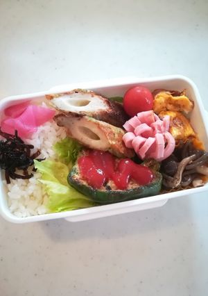 チーちく磯部揚風 高校生お弁当 7/8-レシピのメイン写真