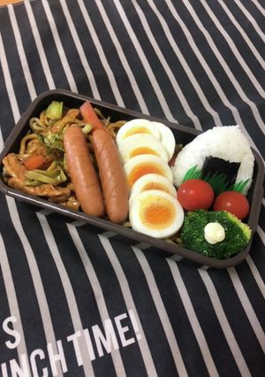 男子高校生弁当6／8焼きそば弁当-レシピのメイン写真