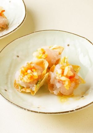器も食べタイ!パリパリカルパッチョ-レシピのメイン写真