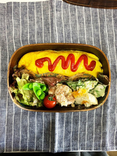 オムライス弁当 〜男子高校生弁当〜-レシピのメイン写真