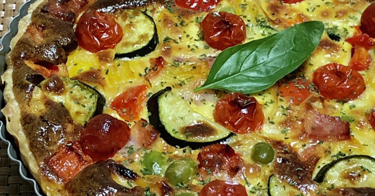 夏野菜のキッシュ by ふんにゃん 【クックパッド】 簡単おいしい