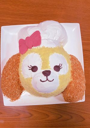 ふわふわ〜クッキーアンの立体キャラケーキ-レシピのメイン写真