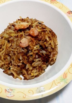 エビ入りかさましそばめしチャーハン。-レシピのメイン写真
