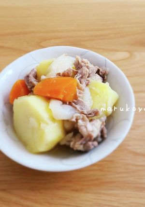 あっさり 白だし肉じゃが-レシピのメイン写真