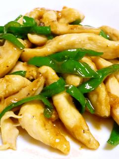 鶏むね肉とピーマンの細切り炒め-レシピのメイン写真