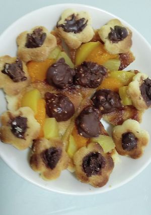 チョコのせフルーツタルト-レシピのメイン写真