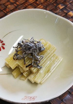 ふきと塩昆布のゆず胡椒マヨ和え-レシピのメイン写真