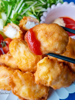 ホットケーキミックスで白身魚のフリッター-レシピのメイン写真