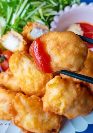 ホットケーキミックスで白身魚のフリッター-レシピのメイン写真