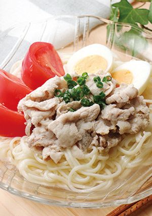 ぶっかけ素麺～豚肉のせ～-レシピのメイン写真