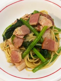 ベーコンとほうれん草の和風パスタ-レシピのメイン写真