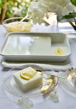 牛乳かんの蜂蜜レモンソース-レシピのメイン写真