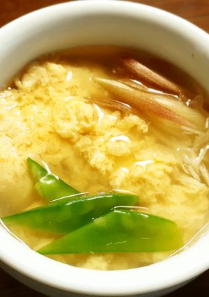 お麩の粉でかきたま汁　発酵玉葱-レシピのメイン写真